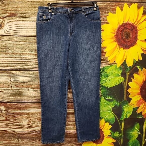Gloria Vanderbilt " Amanda " Straight leg jeans - Picture 1 of 7